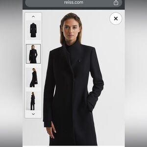 Reiss Mia Wool Blend Mid-length Coat